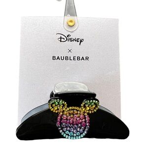 BaubleBar X Disney Medium Claw Clip. New in Origional Packaging! Rainbow…